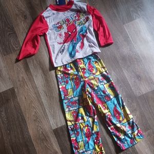 Spider-Man Pajamas   Set kids Size 4